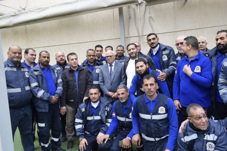 محافظ بورسعيد يتفقد مركز التدريب الإقليمي لهيئة الإسعاف