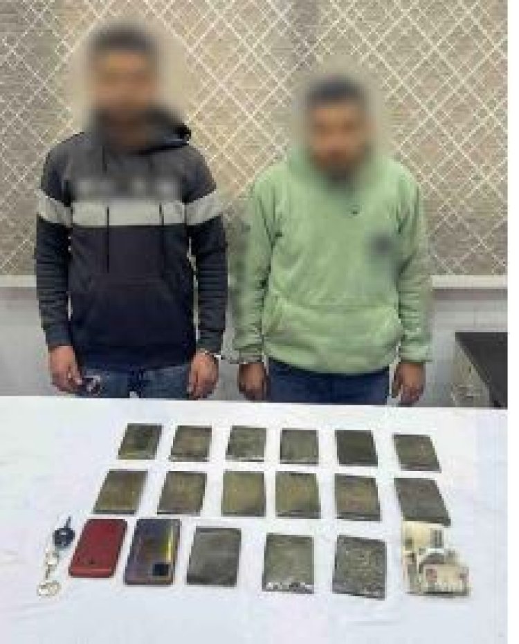 القبض على شخصين بحوزتهما كمية من المخدرات بالشروق