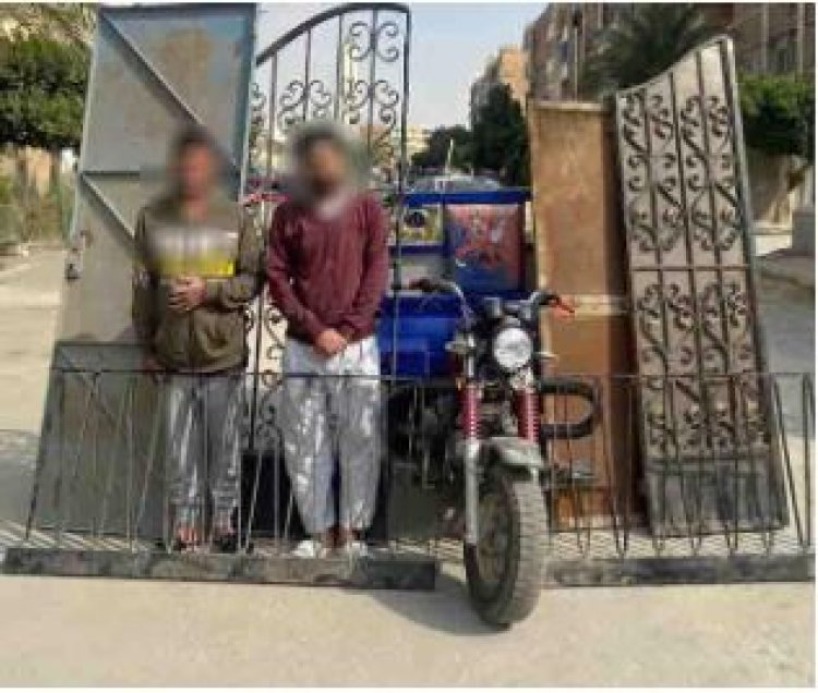 بأسلوب الفك..ضبط عصابى سرقة البوابات الحديدية من العقارات بـ 15 مايو