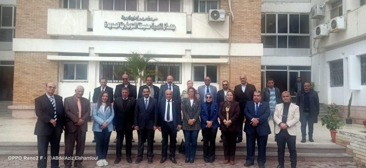 رئيس جهاز النوبارية الجديدة يستقبل وفد لجنة التعليم بمجلس النواب