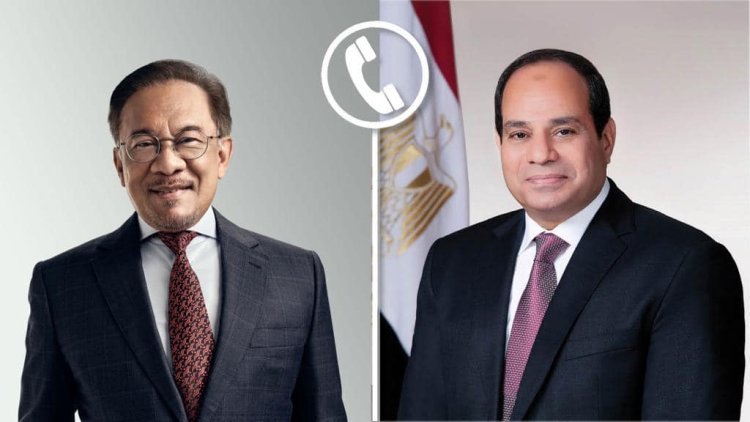 «السيسي» ورئيس وزراء ماليزيا يبحثان سبل دعم التعاون المشترك