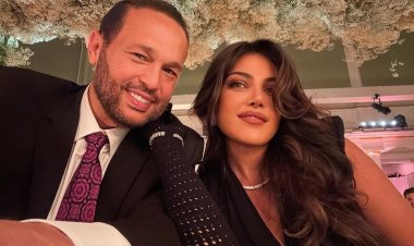 رجل الأعمال محمد حلاوة يهنئ زوجته ريهام حجاج على مسلسلها الجديد «جميلة»: «هتكسرى الدنيا في رمضان»