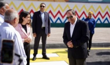 الرئيس السيسي يشكر الشباب المتطوعين بمبادرة حياة كريمة