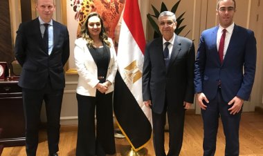 وزير الكهرباء يستقبل شريك مؤسس شركة كوبنهاجن لبحث سبل التعاون والاستثمار