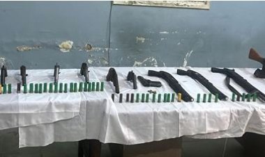 ضبط 13 بندقية و22 طبنجة وفرد فى حملة أمنية بأسيوط