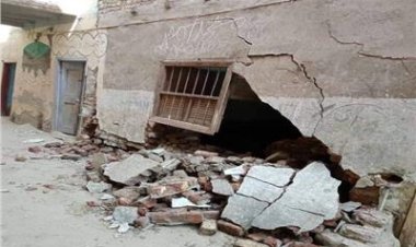 انهيار 5 منازل في قريتين بقنا دون وقوع إصابات 