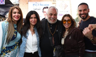 بالصور.. نجوم الفن يدعمون أشرف زكي في انتخابات نقابة الممثلين