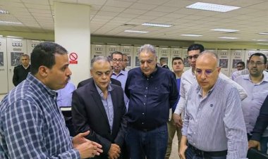 الدكتور سويلم يتفقد محطة الرفع العملاقة بتوشكى