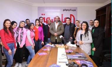 محمد شبانة المرشح في انتخابات نقابة الصحفيين يزور موقع «العاصمة»