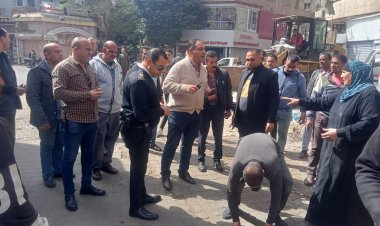 رفع 900 حالة إشغال للمحال التجارية والمقاهى جنوب الجيزة