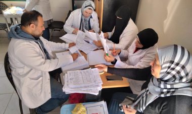 الكشف على 1025 مواطنا بقافلة طبية شاملة بقرية الدعاء ببلطيم ضمن حياة كريمة