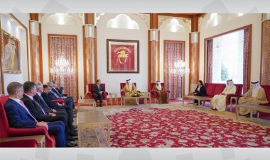 ملك البحرين يستقبل رؤساء الجمعية العامة للأمم المتحدة
