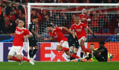 بنفيكا يؤكد تفوقه على كلوب بروج ويتأهل إلى ربع نهائي أبطال أوروبا