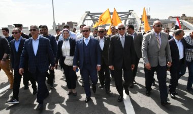 محافظ الجيزة يشهد التشغيل التجريبي لمحور الفريق كمال عامر