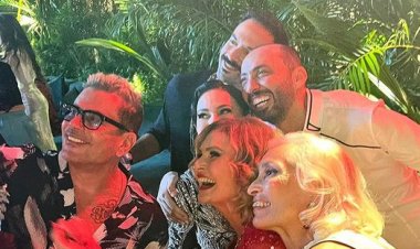 هكذا احتفلت يسرا بعيد ميلادها في دبي بحضور الهضبة