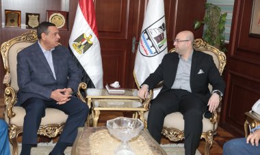 محافظ بني سويف يستقبل وزير التنمية المحلية لتفقد عدد من المشروعات
