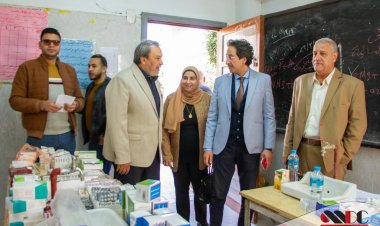 تقديم الرعاية الطبية لـ 880 حالة بقافلة جامعة طنطا لدعم مبادرة «حياة كريمة»