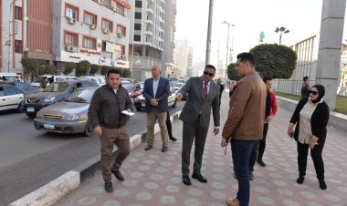محافظ الدقهلية يتفقد مستوى النظافة بشوارع مدينة المنصورة