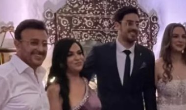 بالفيديو| خطوبة نجل صابر الرباعي على أغنية «اتحدى العالم»