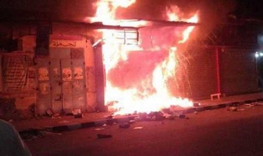 نشوب حريق داخل محل تجاري في الجيزة