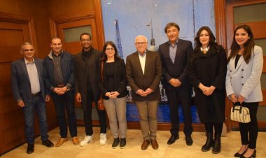 محافظ بورسعيد يستقبل وفدًا من جامعة براندنبرج الألمانية