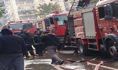 السيطرة على حريق بعقار في بنها