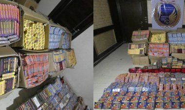 العثور على 2 مليون قطعة ألعاب نارية بقيمة 7 مليون جنيه في الهرم 