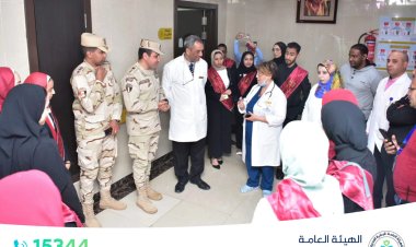 هيئة الرعاية الصحية بالأقصر تستقبل وفدًا طلابيًا من جامعة الأقصر