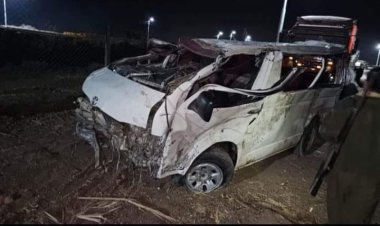 مصرع «6 أشخاص» وإصابة آخرون في حادث انقلاب ميكروباص بالمنيا