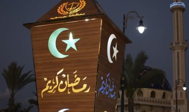 انوس رمضان عملاق يزين حديقة المنتزة ببورسعيد