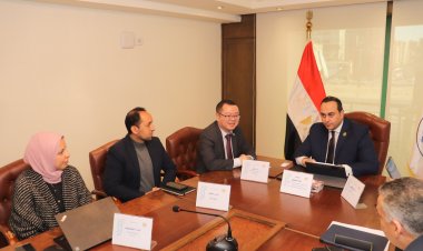 أحمد السبكي  يستقبل  وفد رفيع المستوى من شركة هواوي العالمية