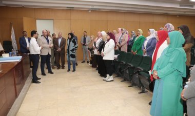 محافظ بني سويف يشهد فعاليات ختام برنامج تدريب القيادات النسائية