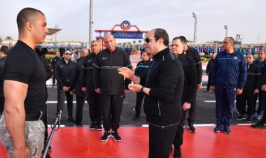 شاهد| التفاصيل الكاملة لجولة الرئيس السيسي داخل أكاديمية الشرطة
