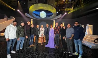 كواليس تصوير قناة النهار لبرنامج «العرافة»  مع بسمة وهبه 