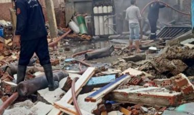 النيابة تأمر بانتداب الأدلة الجنائية لمعاينة حريق مصنع أكسجين بقنا