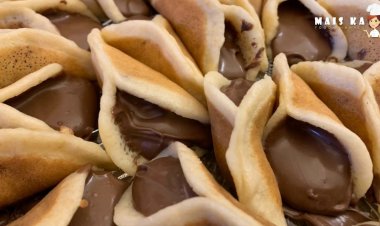 طريقة عمل القطايف بالنوتيلا