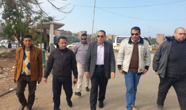 محافظ الشرقية يتفقد أعمال إصلاح تسريب خط غاز طبيعى