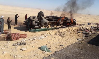 تفحم جثتين.. ننشر أسماء ضحايا ومصابي الحادث المروع في قنا