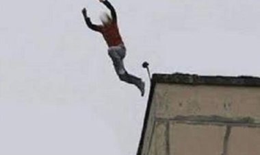 مصرع شاب قفز من أعلى عقار بالخصوص