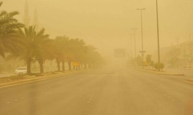 الأرصاد: رياح نشطة وأتربة مثارة على الحناكية والمهد