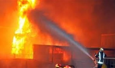 الحماية المدنية تسيطر على حريق فيلا داخل كمباوند شهير بأكتوبر