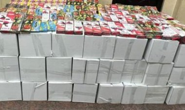 ضبط مليون و200 ألف صاروخ ألعاب نارية داخل مخزن بالجمالية