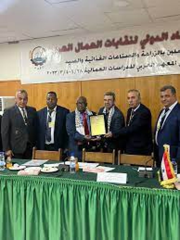 اتحاد نقابات المزارعين يشارك في مؤتمر الاتحاد العربي للعاملين بالزراعة في دمشق