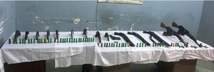 ضبط 13 بندقية و22 طبنجة وفرد فى حملة أمنية بأسيوط