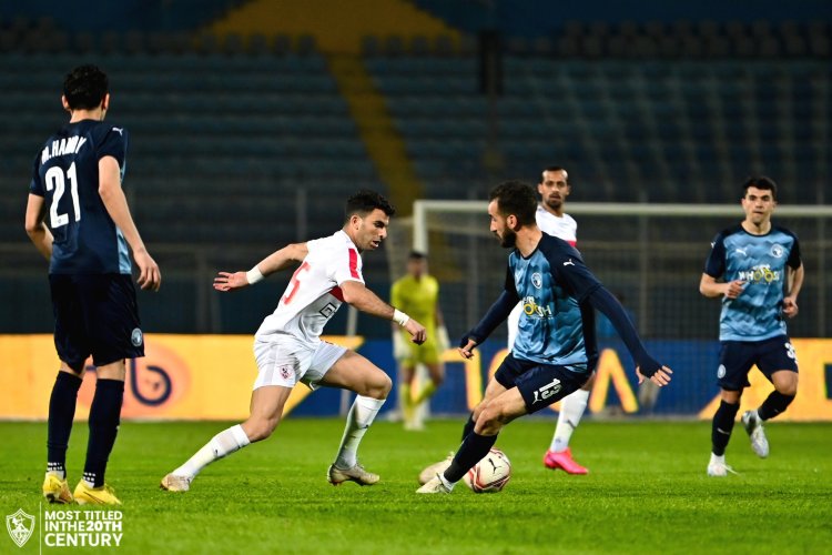 شوط أول سلبي بين الزمالك وبيراميدز في الدوري