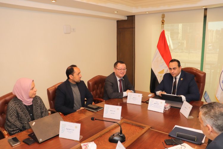 أحمد السبكي يستقبل وفد رفيع المستوى من شركة هواوي العالمية