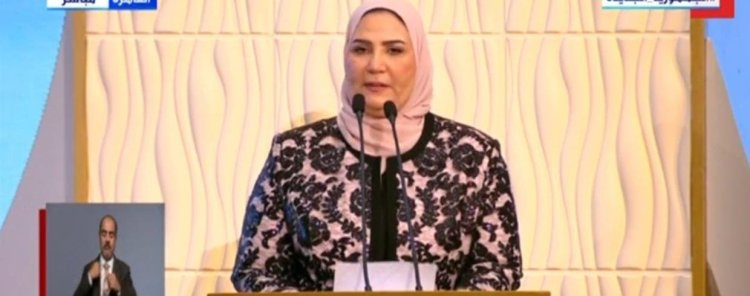نص كلمة وزيرة التضامن في حفل تكريم المرأة المصرية والأم المثالية