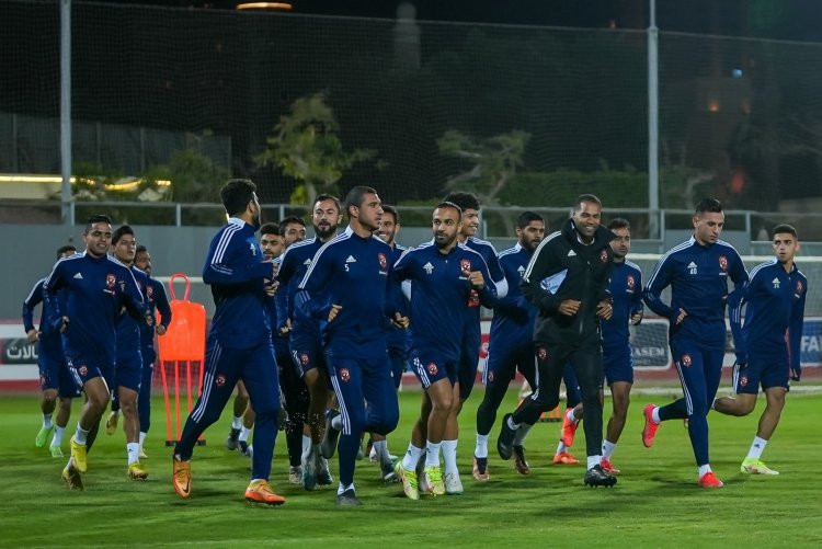 تفاصيل المران المسائي للأهلي استعدادا لمباراة الهلال السوداني