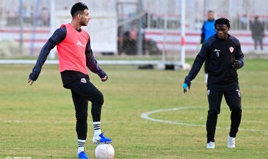 دونجا وعبد الغني ينتظمان في تدريبات الزمالك الجماعية