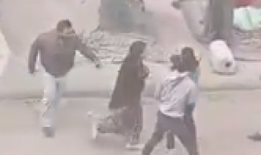 لحظة مقتل  سيدة علي يد زوحها في نهار رمضان بأكتوبر (فيديو)